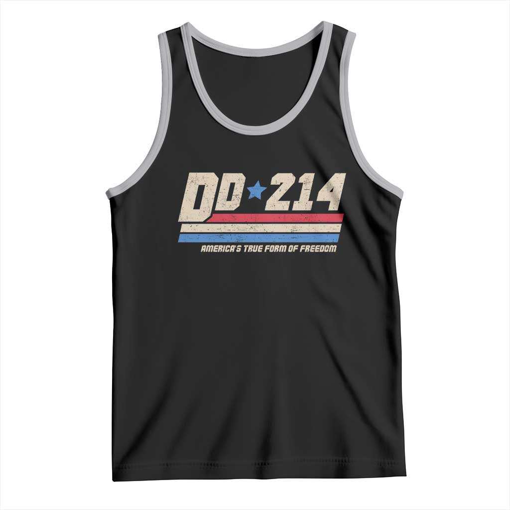 DD-214 Tank Top Armed Forces Military Alumni Vintage Veteran - Wonder Print Shop