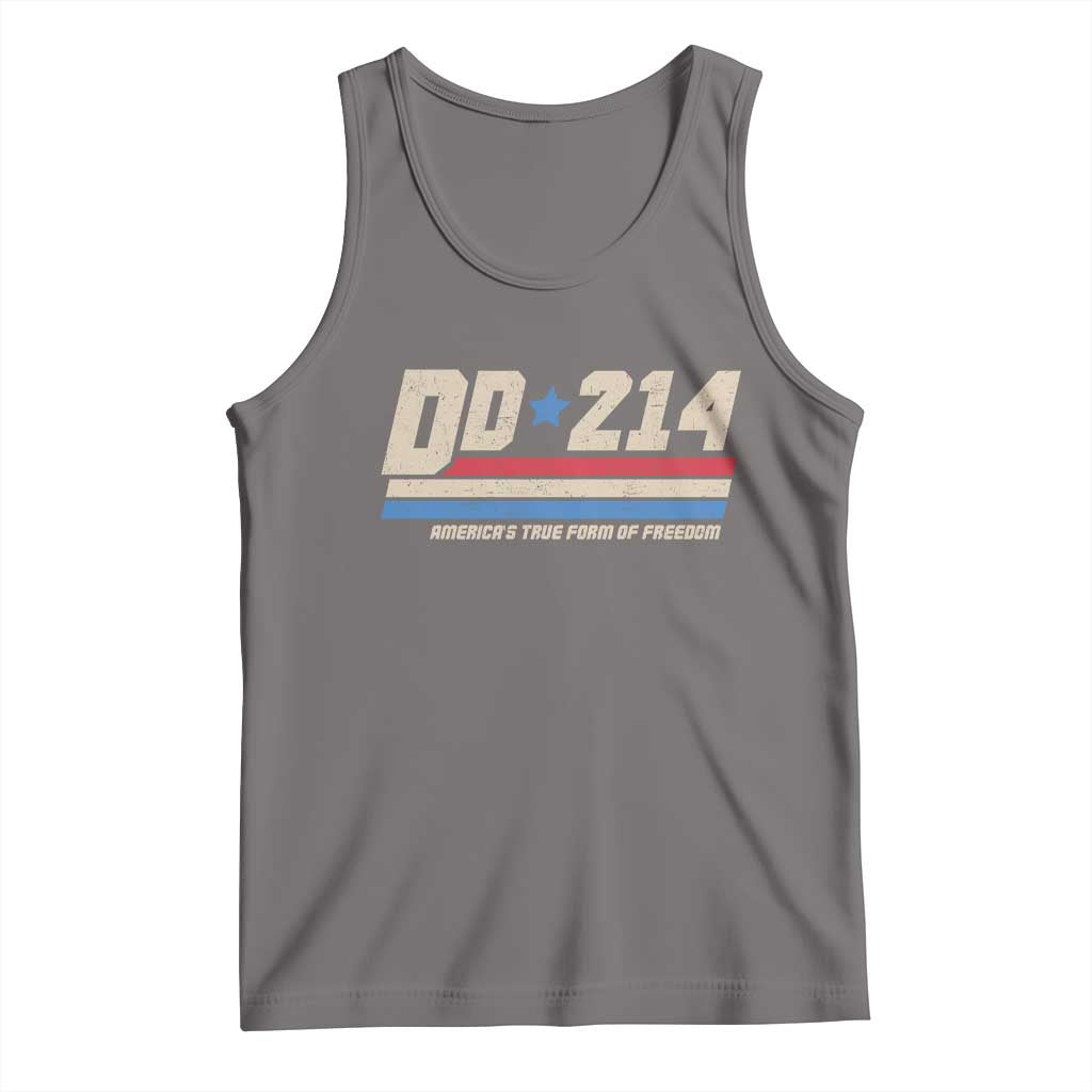 DD-214 Tank Top Armed Forces Military Alumni Vintage Veteran - Wonder Print Shop
