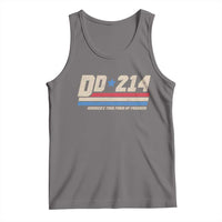 DD-214 Tank Top Armed Forces Military Alumni Vintage Veteran - Wonder Print Shop