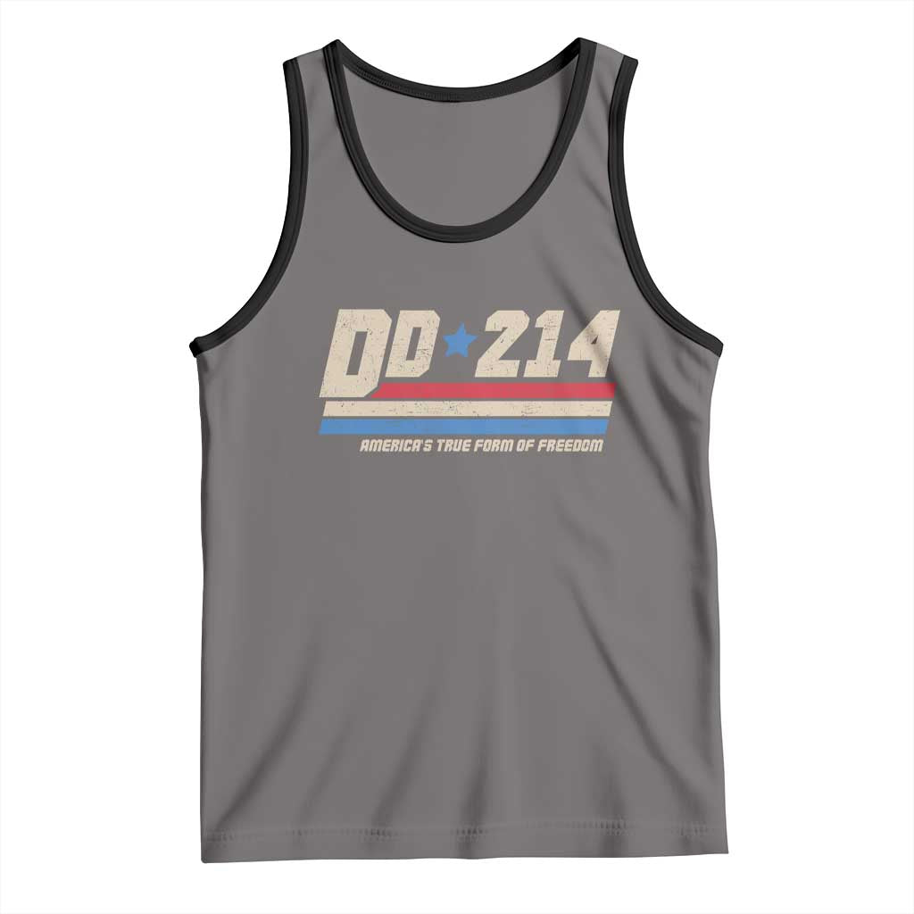 DD-214 Tank Top Armed Forces Military Alumni Vintage Veteran - Wonder Print Shop