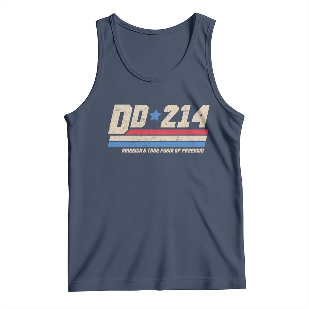 DD-214 Tank Top Armed Forces Military Alumni Vintage Veteran - Wonder Print Shop