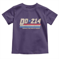 DD-214 Toddler T Shirt Armed Forces Military Alumni Vintage Veteran - Wonder Print Shop