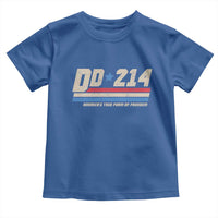 DD-214 Toddler T Shirt Armed Forces Military Alumni Vintage Veteran - Wonder Print Shop