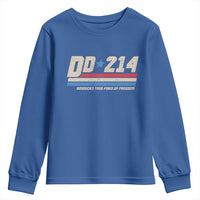 DD-214 Youth Sweatshirt Armed Forces Military Alumni Vintage Veteran - Wonder Print Shop