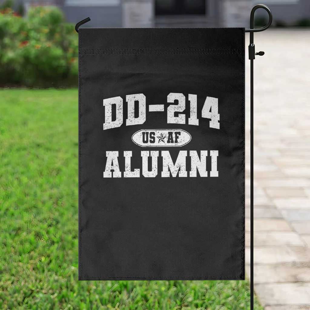 DD-214 US Air Force Alumni Garden Flag US Military Veteran Retired - Wonder Print Shop