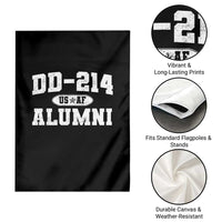 DD-214 US Air Force Alumni Garden Flag US Military Veteran Retired - Wonder Print Shop
