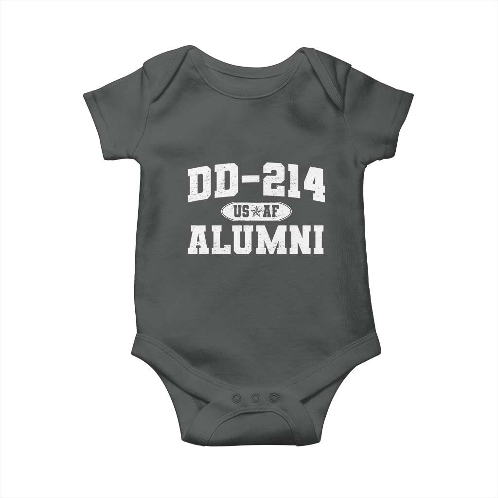 DD-214 US Air Force Alumni Baby Onesie US Military Veteran Retired - Wonder Print Shop