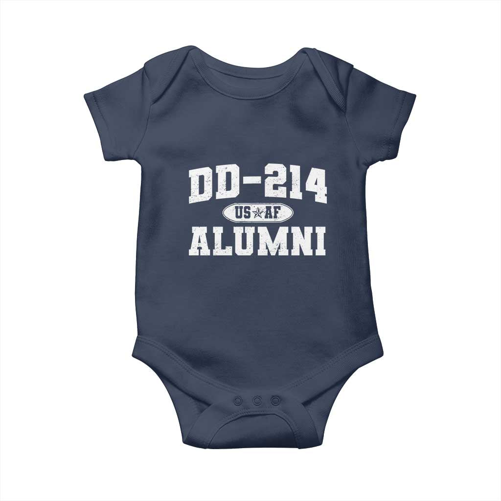 DD-214 US Air Force Alumni Baby Onesie US Military Veteran Retired - Wonder Print Shop