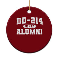 DD-214 US Air Force Alumni Ceramic Ornament US Military Veteran Retired - Wonder Print Shop