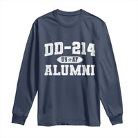 DD-214 US Air Force Alumni Long Sleeve Shirt US Military Veteran Retired - Wonder Print Shop