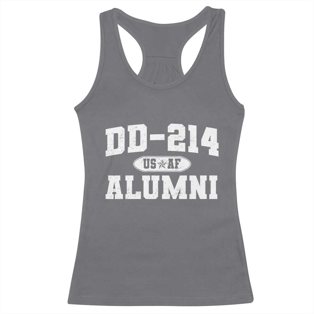 DD-214 US Air Force Alumni Racerback Tank Top US Military Veteran Retired - Wonder Print Shop