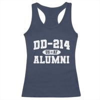 DD-214 US Air Force Alumni Racerback Tank Top US Military Veteran Retired - Wonder Print Shop