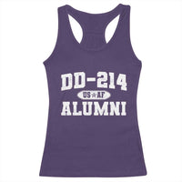 DD-214 US Air Force Alumni Racerback Tank Top US Military Veteran Retired - Wonder Print Shop