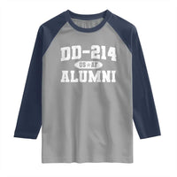 DD-214 US Air Force Alumni Raglan Shirt US Military Veteran Retired - Wonder Print Shop