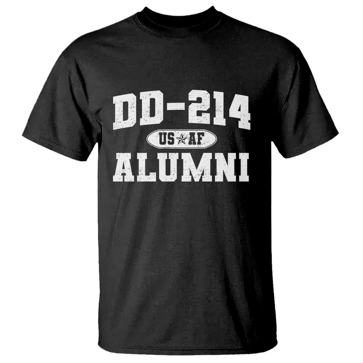 DD-214 US Air Force Alumni T Shirt US Military Veteran Retired - Wonder Print Shop