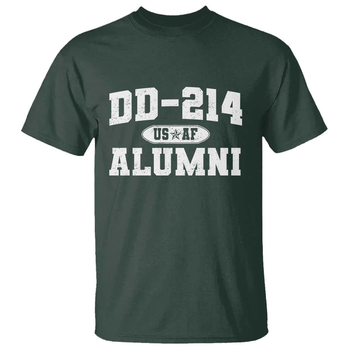 DD-214 US Air Force Alumni T Shirt US Military Veteran Retired - Wonder Print Shop