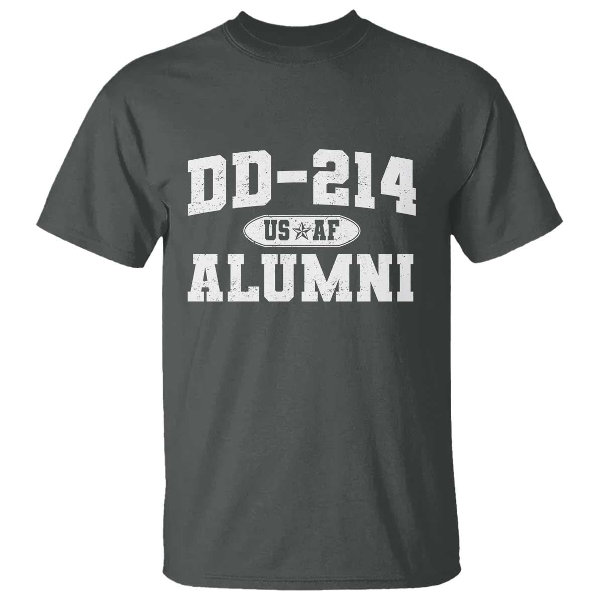DD-214 US Air Force Alumni T Shirt US Military Veteran Retired - Wonder Print Shop
