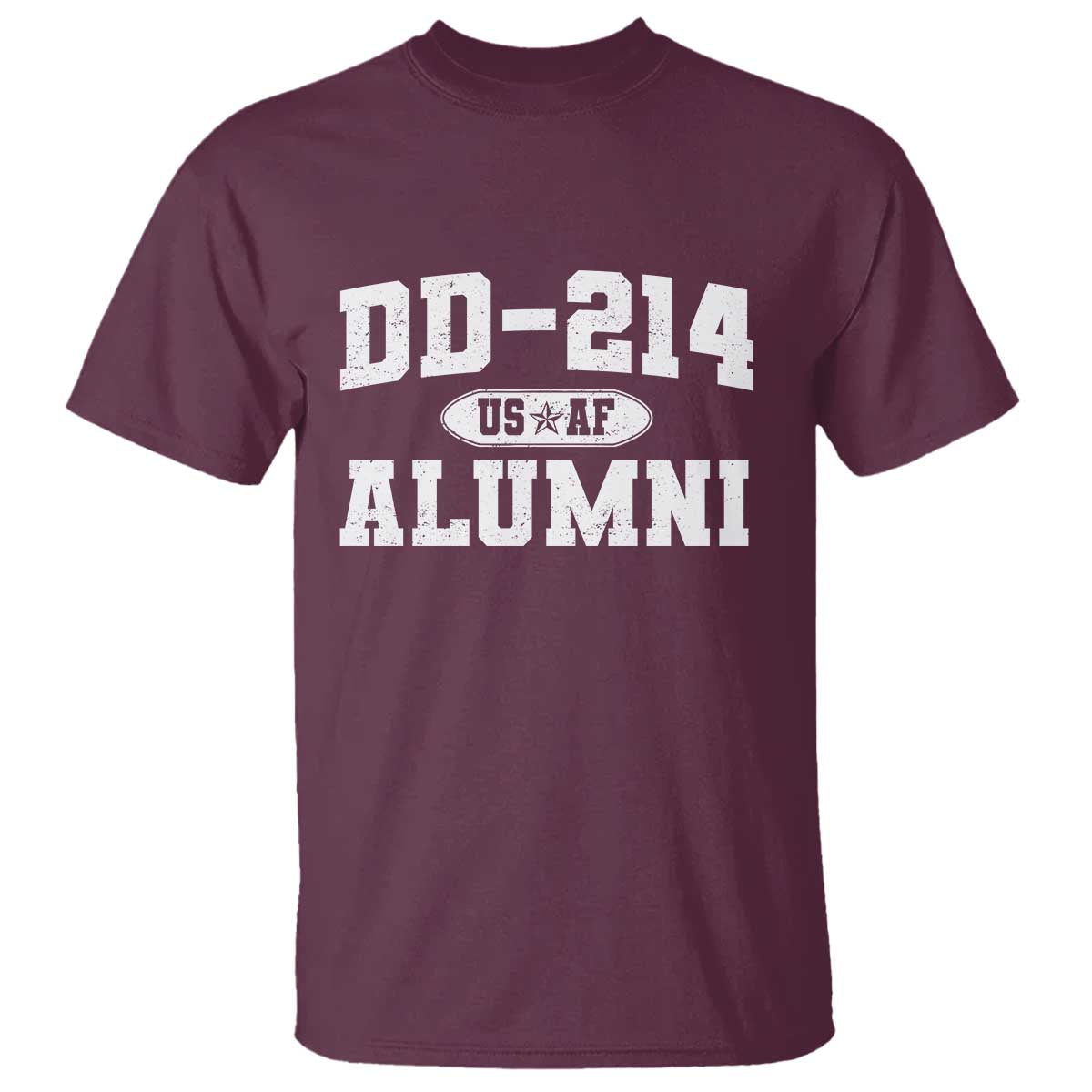 DD-214 US Air Force Alumni T Shirt US Military Veteran Retired - Wonder Print Shop