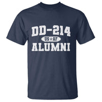 DD-214 US Air Force Alumni T Shirt US Military Veteran Retired - Wonder Print Shop