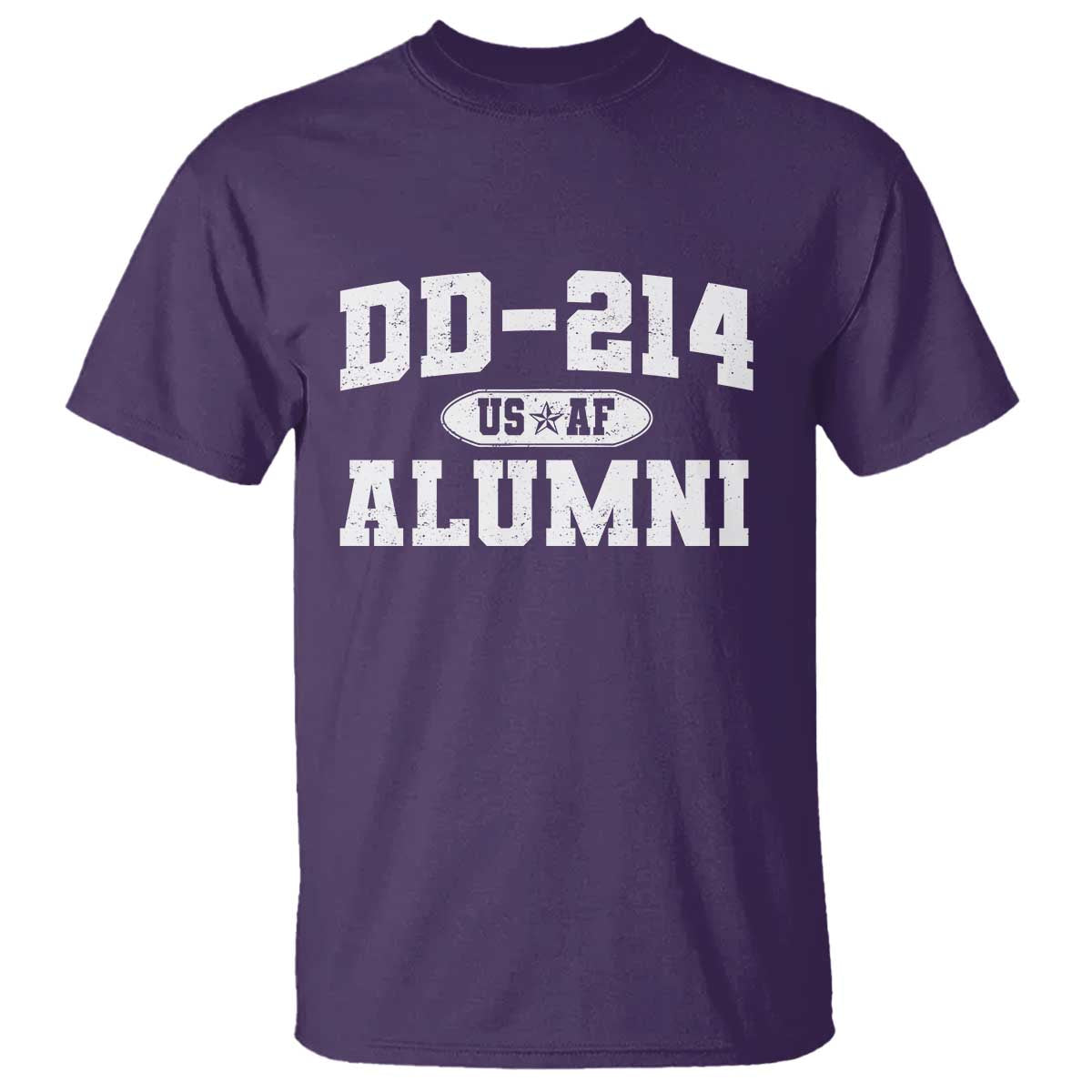 DD-214 US Air Force Alumni T Shirt US Military Veteran Retired - Wonder Print Shop