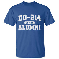 DD-214 US Air Force Alumni T Shirt US Military Veteran Retired - Wonder Print Shop