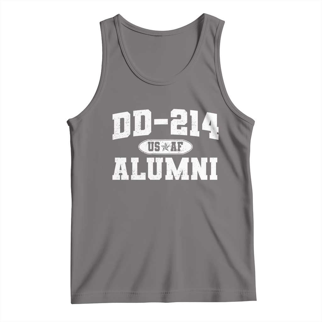 DD-214 US Air Force Alumni Tank Top US Military Veteran Retired - Wonder Print Shop