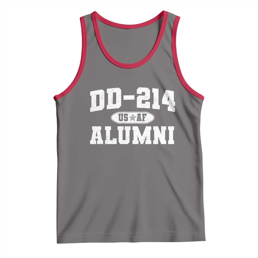 DD-214 US Air Force Alumni Tank Top US Military Veteran Retired - Wonder Print Shop