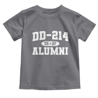 DD-214 US Air Force Alumni Toddler T Shirt US Military Veteran Retired - Wonder Print Shop