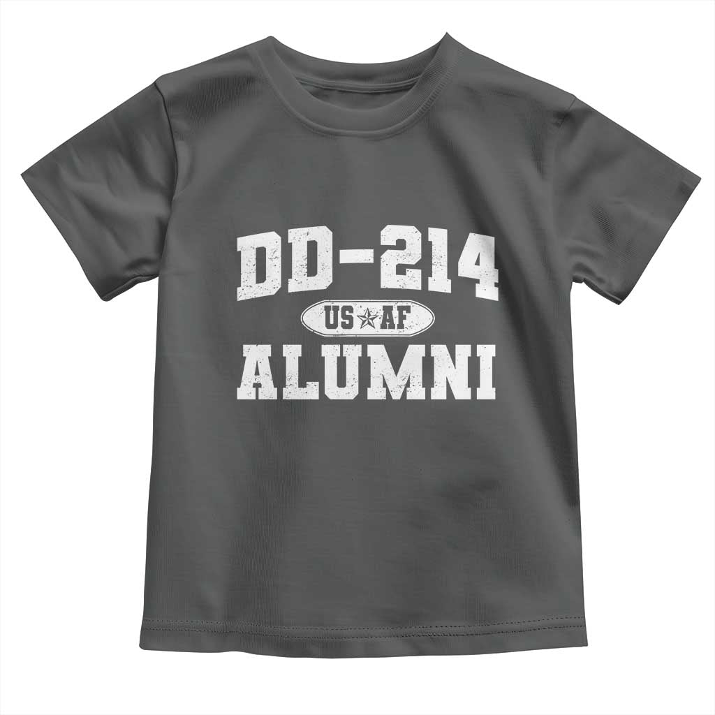 DD-214 US Air Force Alumni Toddler T Shirt US Military Veteran Retired - Wonder Print Shop