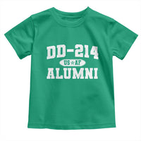 DD-214 US Air Force Alumni Toddler T Shirt US Military Veteran Retired - Wonder Print Shop