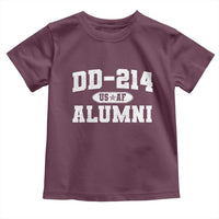 DD-214 US Air Force Alumni Toddler T Shirt US Military Veteran Retired - Wonder Print Shop
