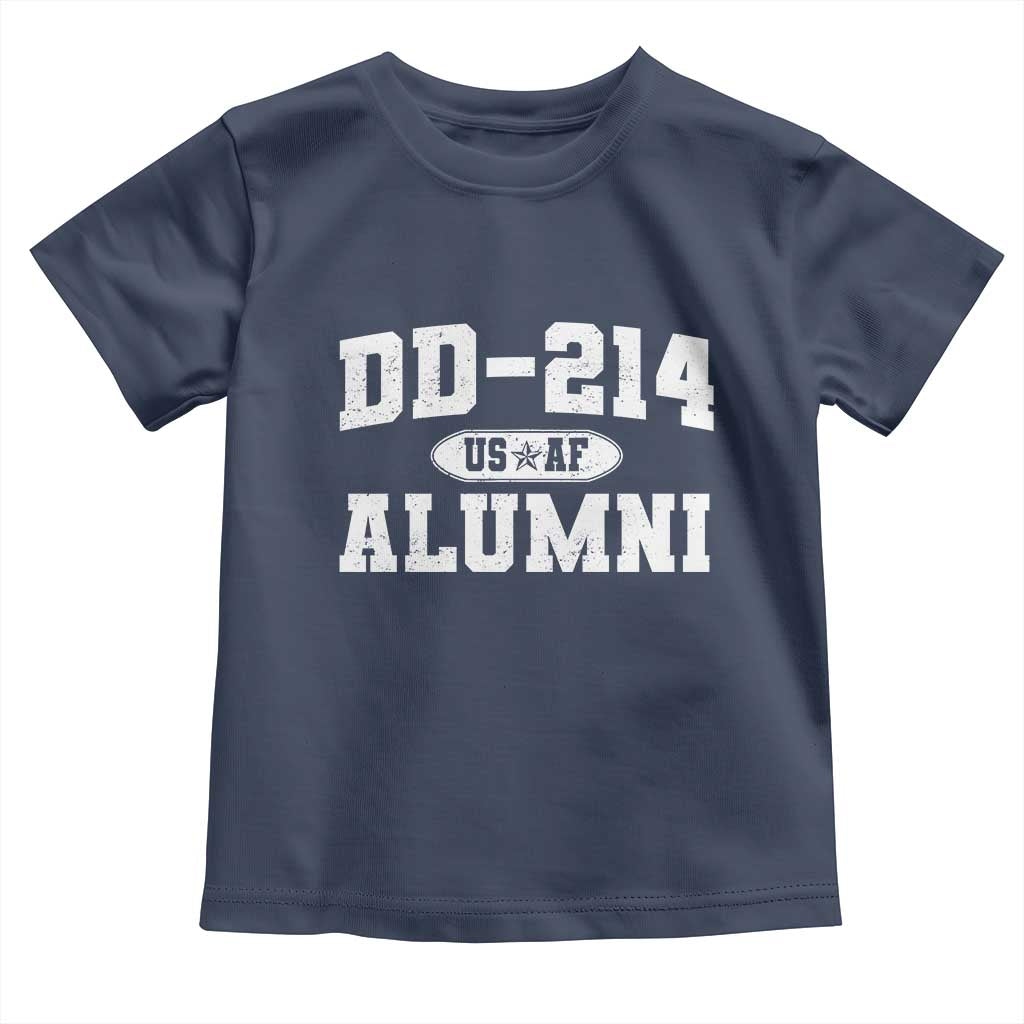 DD-214 US Air Force Alumni Toddler T Shirt US Military Veteran Retired - Wonder Print Shop