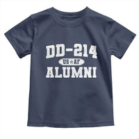 DD-214 US Air Force Alumni Toddler T Shirt US Military Veteran Retired - Wonder Print Shop