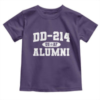 DD-214 US Air Force Alumni Toddler T Shirt US Military Veteran Retired - Wonder Print Shop