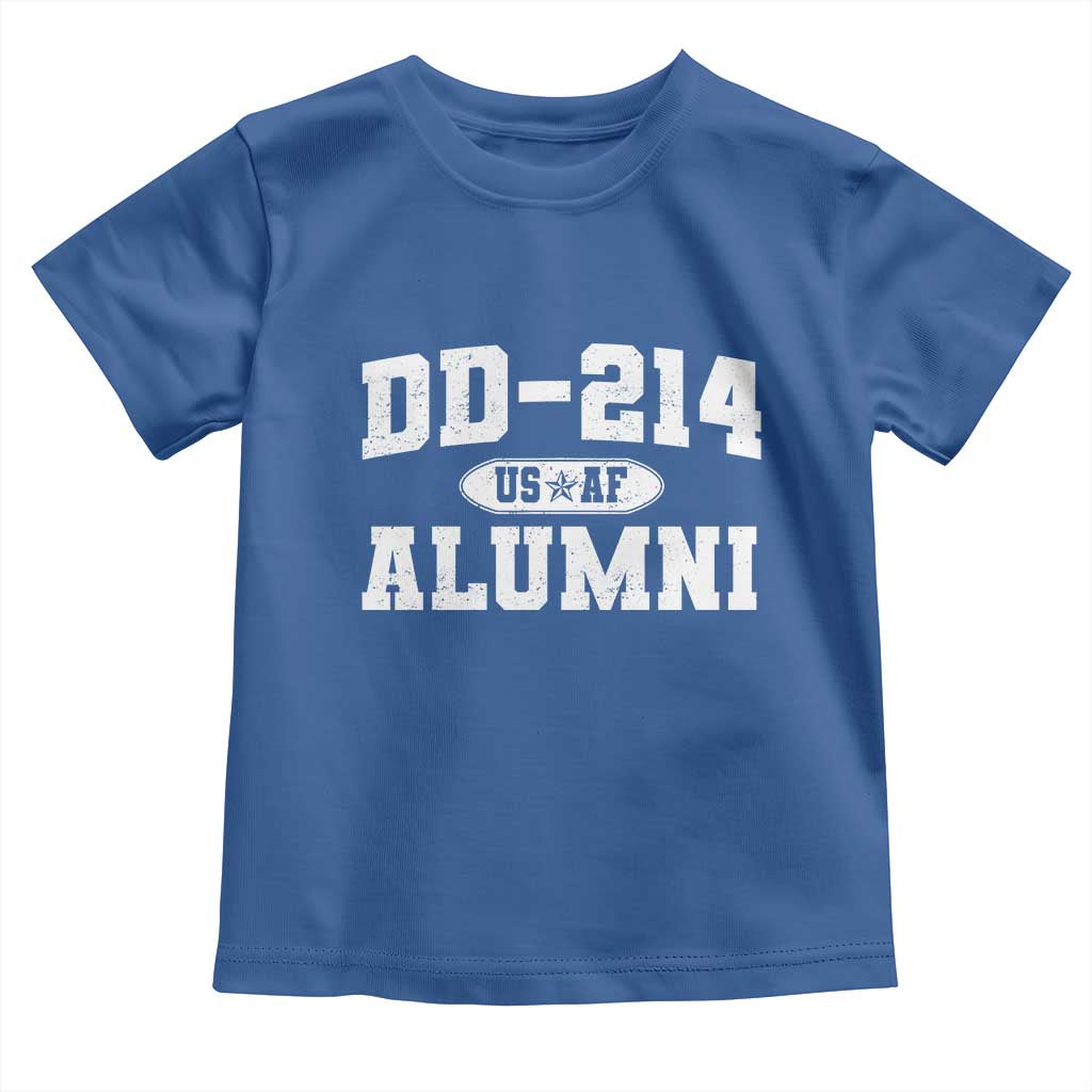 DD-214 US Air Force Alumni Toddler T Shirt US Military Veteran Retired - Wonder Print Shop