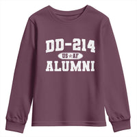 DD-214 US Air Force Alumni Youth Sweatshirt US Military Veteran Retired - Wonder Print Shop