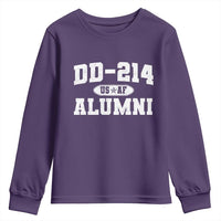 DD-214 US Air Force Alumni Youth Sweatshirt US Military Veteran Retired - Wonder Print Shop