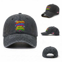 Jesus Loves You Bro Christian Believer Faith Washed Cotton Baseball Cap Dripping Graffiti Rap God Religious Graphic