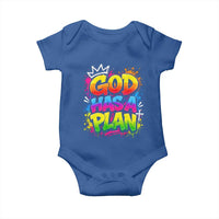 God Has A Plan Baby Onesie Graffiti Rap Christian Faith Graphic