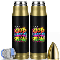 God Has A Plan Bullet Tumbler Graffiti Rap Christian Faith Graphic