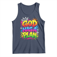 God Has A Plan Tank Top Graffiti Rap Christian Faith Graphic