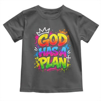 God Has A Plan Toddler T Shirt Graffiti Rap Christian Faith Graphic