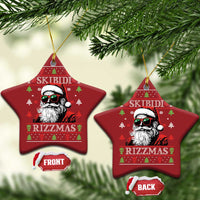 Skibidi Rizzmas Xmas Christmas Ornament Rizz Santa Claus Funny Christmas Gen Alpha - Wonder Print Shop