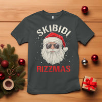 Skibidi Rizzmas Christmas T Shirt Rizz Santa Claus Retro Funny Xmas Gen Alpha Kid - Wonder Print Shop