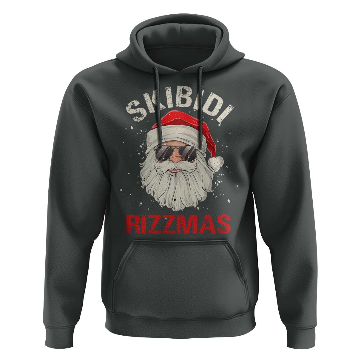 Skibidi Rizzmas Christmas Hoodie Rizz Santa Claus Retro Funny Xmas Gen Alpha Kid