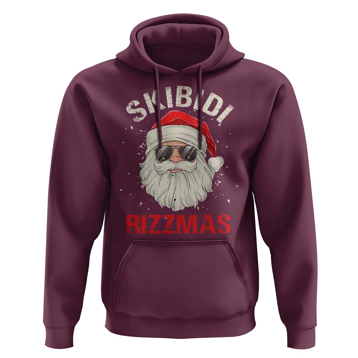 Skibidi Rizzmas Christmas Hoodie Rizz Santa Claus Retro Funny Xmas Gen Alpha Kid