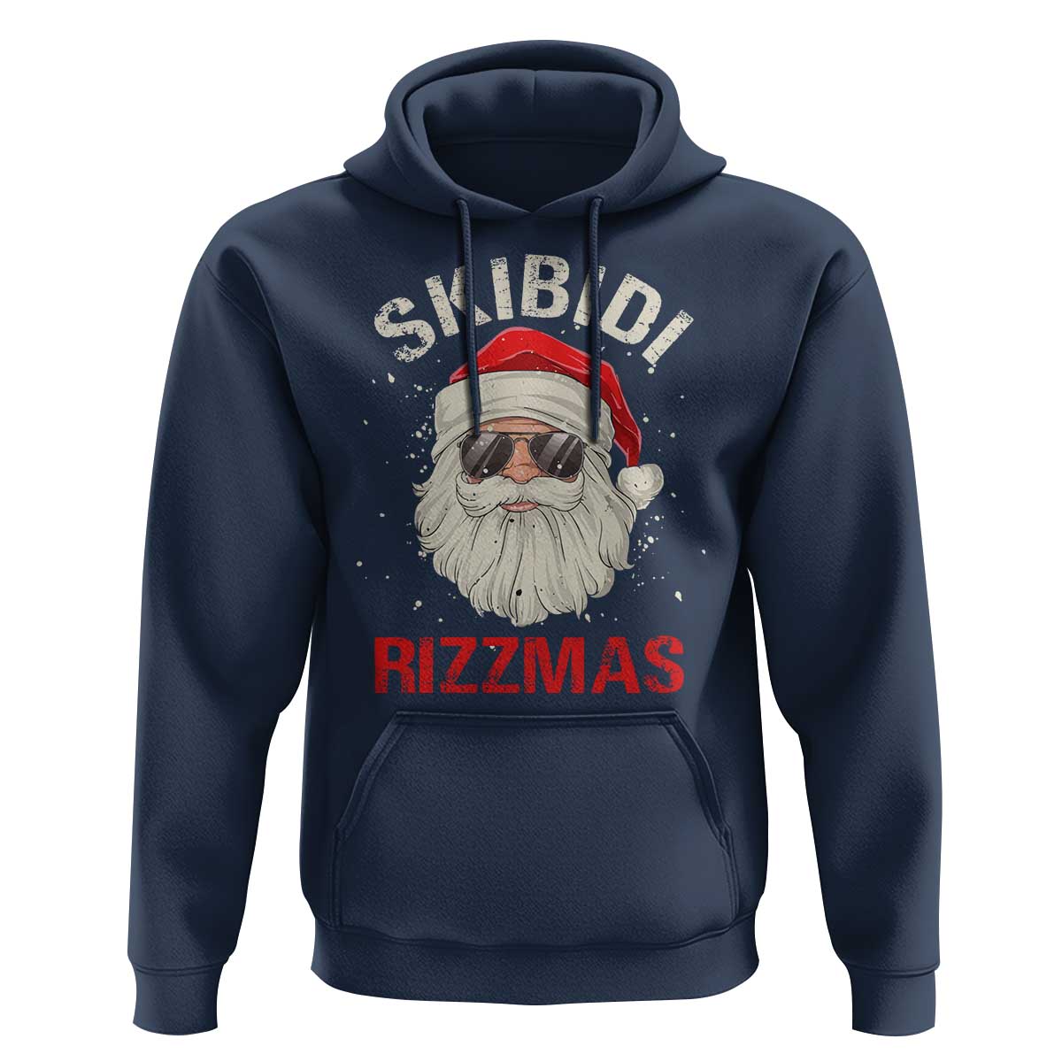 Skibidi Rizzmas Christmas Hoodie Rizz Santa Claus Retro Funny Xmas Gen Alpha Kid