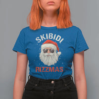 Skibidi Rizzmas Christmas T Shirt For Women Rizz Santa Claus Retro Funny Xmas Gen Alpha Kid - Wonder Print Shop