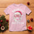 Skibidi Rizzmas Christmas T Shirt Rizz Santa Pink Bubble Gum Funny Xmas Gen Alpha Girl Kids - Wonder Print Shop