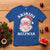 Skibidi Rizzmas Christmas T Shirt Rizz Santa Pink Bubble Gum Funny Xmas Gen Alpha Girl Kids - Wonder Print Shop